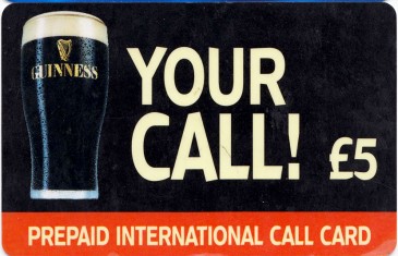 Guinness Prepaid Phonecard Guinness Prepaid Phonecard