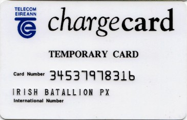 Telecom Eireann Temporary Army Chargecard Telecom Eireann Temporary Army Chargecard