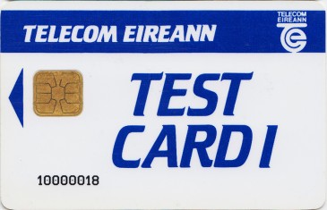 Telecom Eireann Test Card 1 (McCorquodale) Telecom Eireann Test Card 1 (McCorquodale)