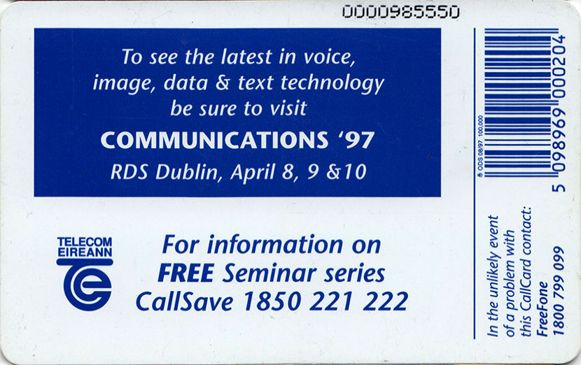Communications '97 - The Irish Callcards Site