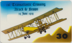 Alcock & Brown prototype card