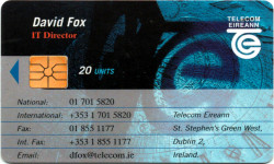 David Fox - Telecom Eireann Business Card