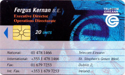 Fergus Kernan - Telecom Eireann Business Card