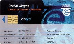 Cathal Magee - Telecom Eireann Business Card