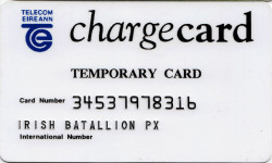 Telecom Eireann Temporary Army Chargecard